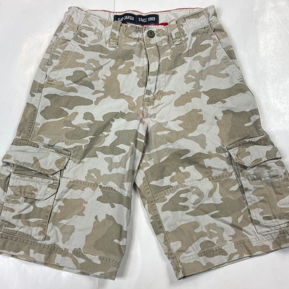 10/$50 GENUINE GAP BRAND CAME CARGO SINCE 1969 BOYS SHORTS Sz 14 REGULAR 💯Cotton